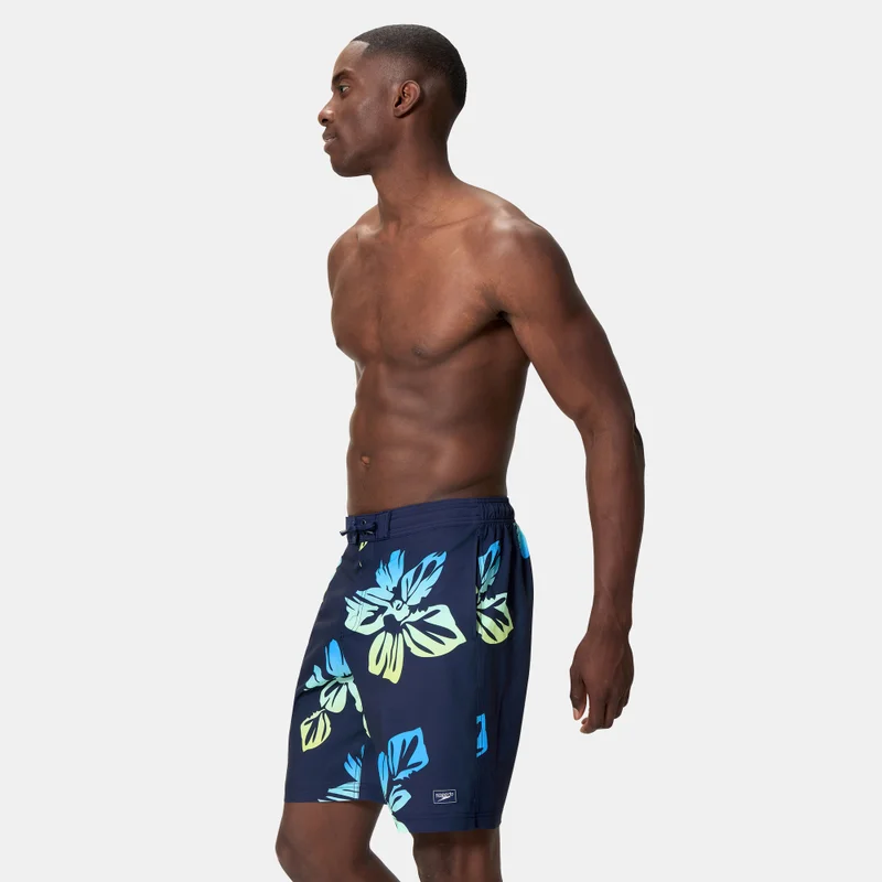 speedo Blue Men's Bondi Printed Board Swimming Shorts for Men | Best Price UAE